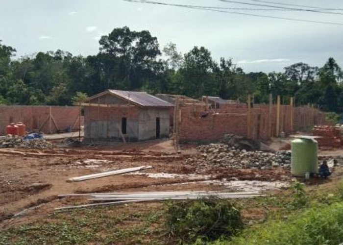 Pembangunan 32 Unit Rumah Korban Banjir Bandang Hampir Selesai
