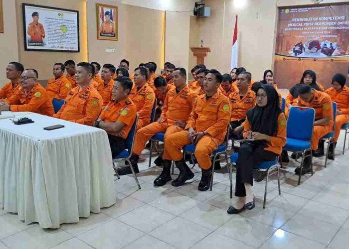 Tingkatkan Kompetensi Medical First Responder, Recuer Kantor SAR Palembang Ikuti Giat Ini 