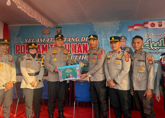 Mudik Aman Keluarga Bahagia! Kapolres Prabumulih Pastikan Pos Pam dan Pos Yan Siap Layani Pemudik 24 Jam