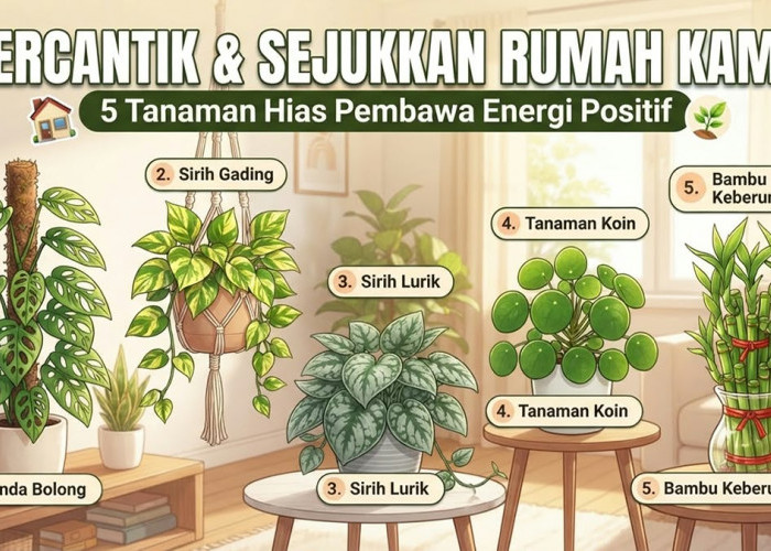 Bikin Rumah Cantik dan Hoki! 5 Tanaman Hias Ini Dipercaya Membawa Keberuntungan Menurut Feng Shui