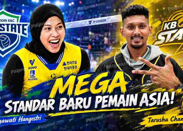 Megawati Jadi Standar Pemain Asia di V-League, Media Korea Soroti Bintang Sri Lanka