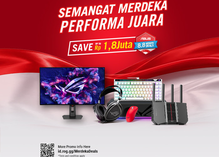Banjir Diskon Agustus! Upgrade Setup Gaming ASUS dan ROG, Dapat Voucher Indomaret hingga Rp250 Ribu