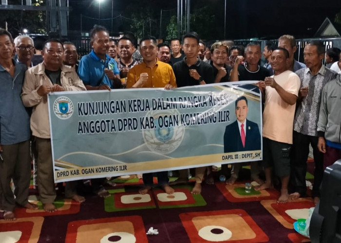 Turun ke Daerah Pemilihan, Depit Siap Perjuangkan Aspirasi Masyarakat Desa Ujung Tanjung OKI