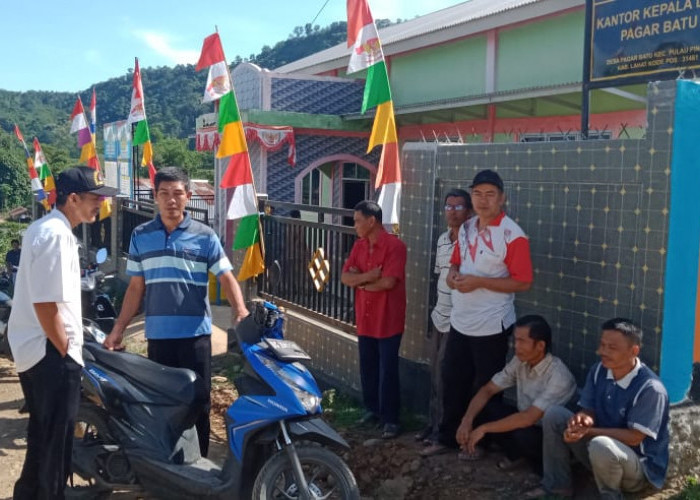 Masyarakat Desa Pagarbatu Kumpul di Titik TMMD ke 115