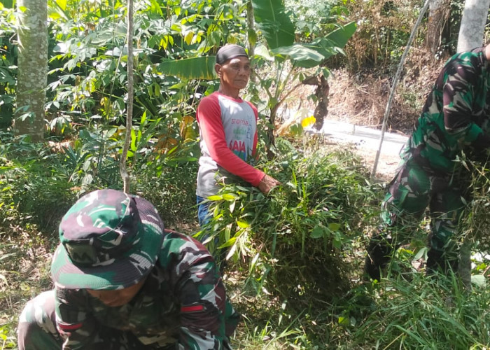Genjot Ekonomi Petani, Satgas TMMD 129 Buka Jalan Baru Tembus Perkebunan Desa Cukil Semarang