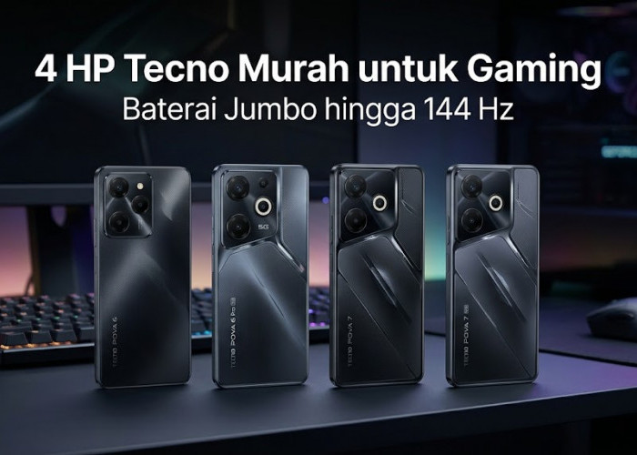 4 HP Tecno Paling Murah untuk Gaming, Baterai Jumbo hingga 144 Hz