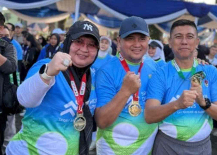 Semarak Sriwijaya Dempo Run 2025: Kajari Pagaralam Turut Ambil Bagian