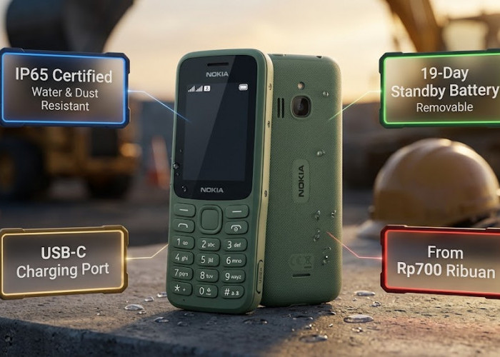 Bodi Tangguh Anti Air dan Debu, Nokia 123 Shield Resmi Meluncur dengan Harga Cuma Rp700 Ribuan Saja