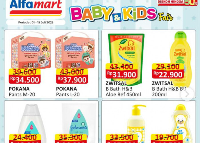 Katalog Promo Alfamart Khusus Perlengkapan Bayi, Pakai Gopay Lebih Hemat hingga Diskon 50 Persen