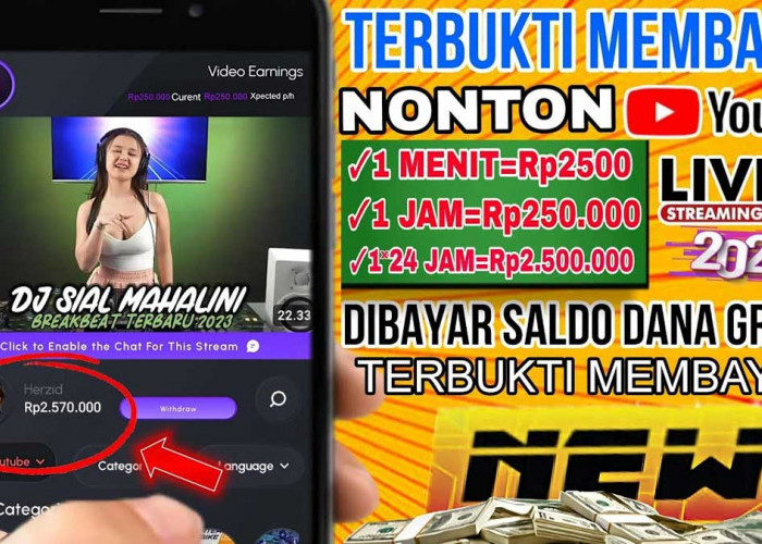 Nonton YouTube Gak Cuma Seru, Tapi Juga Dibayar! Saldo DANA Rp500 Ribu Siap Jadi Milikmu, Gini Cara Kerjanya