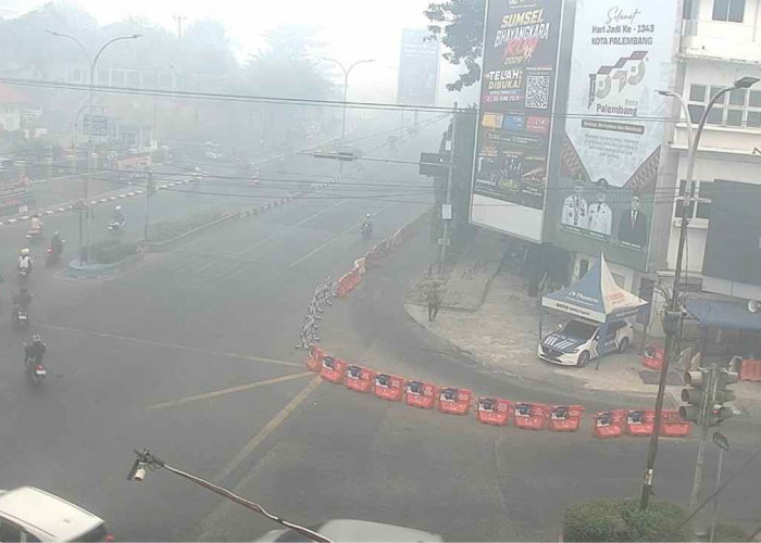 Kabut Asap Makin Pekat, Waspada! Kualitas Udara Palembang Masuk Kategori Berbahaya