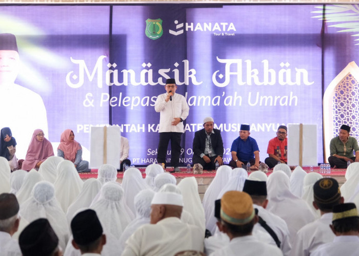 Dibiayai Oleh Pemkab Muba Secara Gratis, Ratusan Jemaah Umroh Siap Beribadah ke Tanah Suci