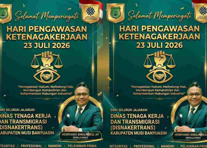 Hari Pengawasan Ketenagakerjaan ke-78, Ini Pesan Tegas Kadisnakertrans Muba untuk Perusahaan