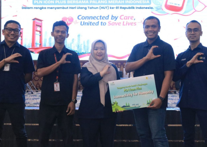 30 Kantong Darah Terkumpul dalam Aksi Donor Darah PLN Icon Plus SBU Sumbagsel