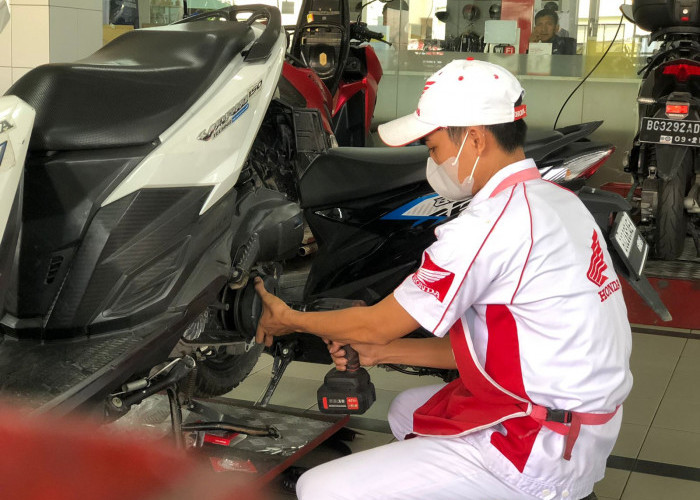 Jadi Motor Nomor 1 di Sumatera Selatan, Astra Motor Sumsel Ajak Pengguna Setia Honda Rutin Service 