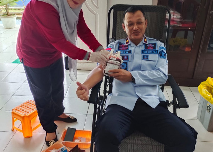 Lapaska dan Kelantan Sakti Bantu Ketersediaan Stok Darah di OKI