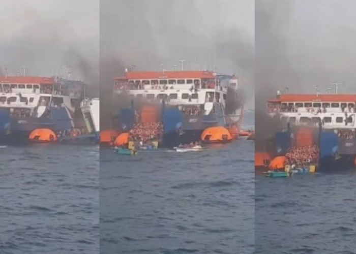 Kapal Fery Terbakar di Selat Sunda, Ternyata Ini Penyebabnya