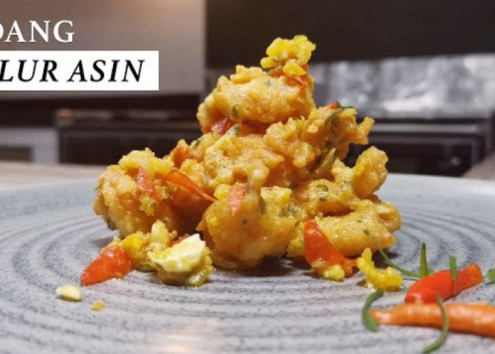 Super Enak Bikin Nambah Nasi, Resep Udang Goreng Telur Asin Style Restaurant Bintang 5