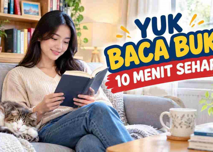 Baca Buku Minimal 10 Menit Sehari, Ternyata Ini Manfaat yang Bisa Dirasakan!