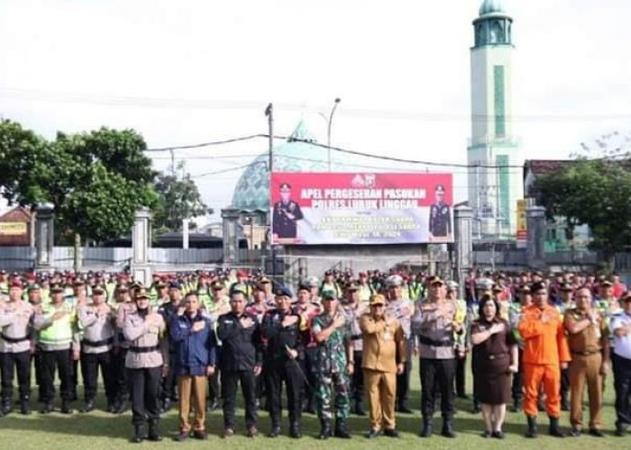 Polres Lubuklinggau Gelar Apel Pergeseran Pasukan Pengamanan TPS Pilkada 2024