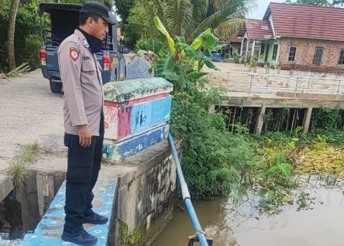 Debit Air Sungai Pemulutan Mulai Dipantau, Polisi Beri Peringatan Penting Bagi Warga