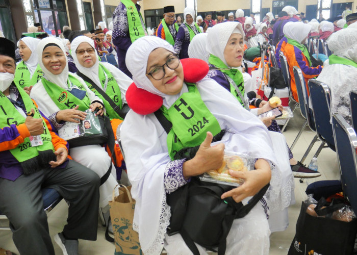450 Jemaah Haji Terakhir Embarkasi Palembang Gelombang 1 Berangkat ke Tanah Suci, Gelombang 2 Dimulai Besok