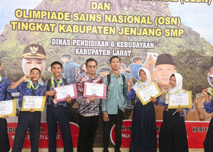 Boyong 9 Gelar Sekaligus, Siswa SMPN 3 Lahat Tampil Dominan dan Ukir Prestasi Membanggakan di O2SN