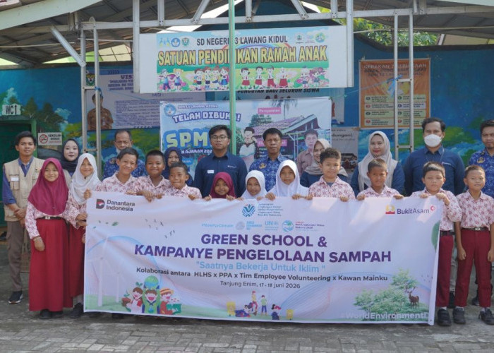 Edukasi Siswa SD Lewat Green School, Langkah Nyata PTBA Siapkan Generasi Muda Ramah Lingkungan