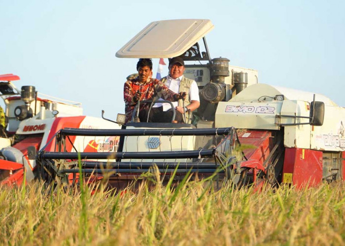Sumsel Peringkat 3 Nasional Produksi Beras! Herman Deru Puji Sinergi TNI-Polri dan Petani
