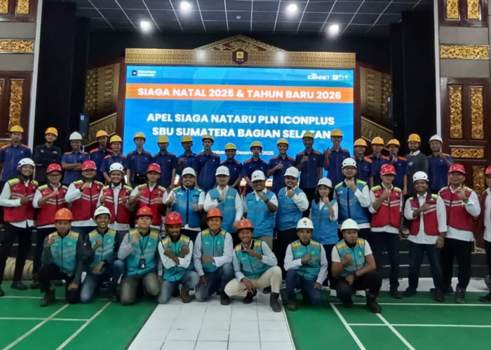 Ratusan Personel PLN Icon Plus Sumbagsel Siap Melayani Sepenuh Hati dan Jaga Layanan NATARU 2025/2026