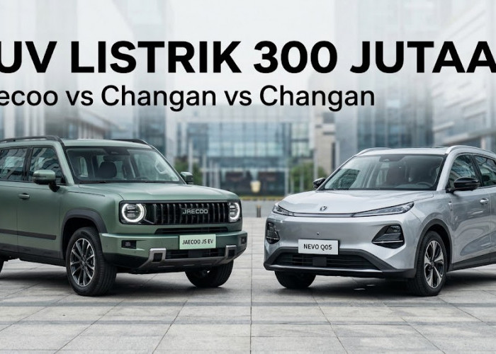 Duel Sengit SUV Listrik 300 Jutaan: Pilih Futuristik Changan Nevo Q05 atau Ketangguhan Jaecoo J5 EV?