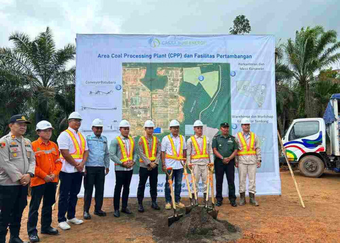Dukung Proyek Strategis Nasional, Bomba Group Ground Breaking Pembangunan CPP di Muara Enim
