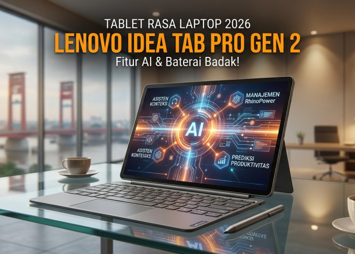 Lenovo Resmi Rilis Idea Tab Pro Gen 2 di Indonesia: Tablet AI 13 Inci Rasa Laptop Cuma 8 Jutaan!