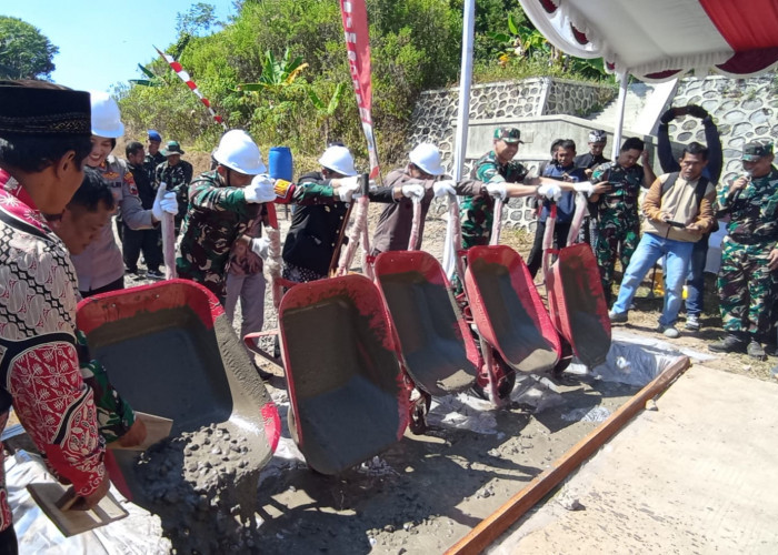 Ikhtiar Spiritual Dimulai! Dandim Salatiga dan Forkopimda Gelar Doa Bersama Sebelum Cor Jalan di Cukil