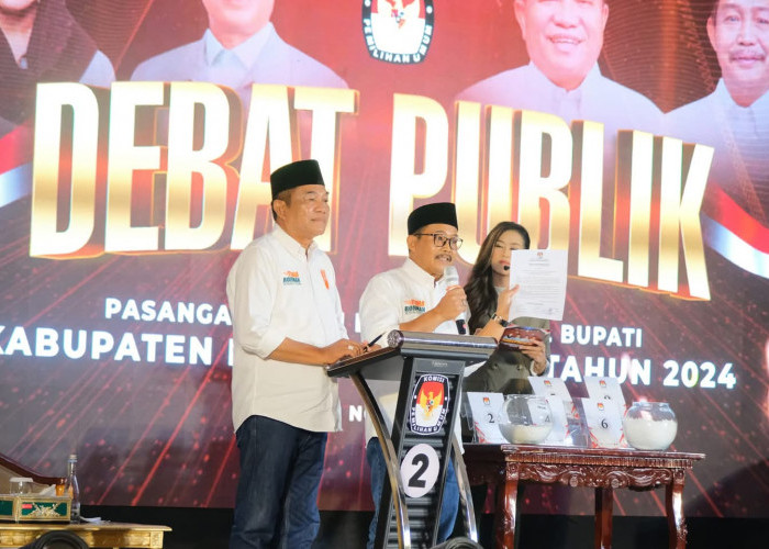 Paslon Toha-Rohman Pilih WO di Debat Kandidat Kedua Pilkada Muba 2024, Ini Alasannya