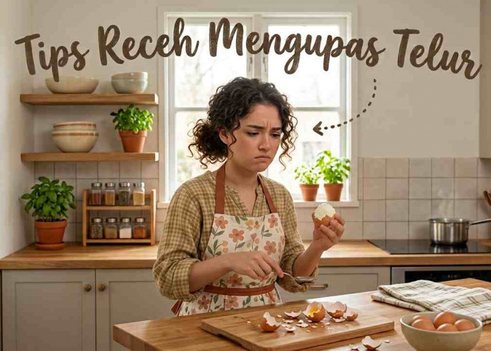 Telur Rebus Susah Dikupas? Coba Tips Receh Ini, Cangkang Bisa Lepas Lebih Mudah