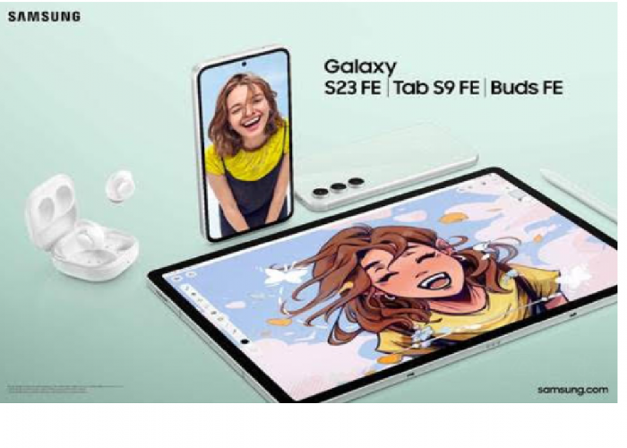 Lebih Canggih dan Ikonik! Samsung Galaxy S23 FE, Galaxy Tab S9 FE, dan Galaxy Buds FE Hadirkan Fitur Unggulan
