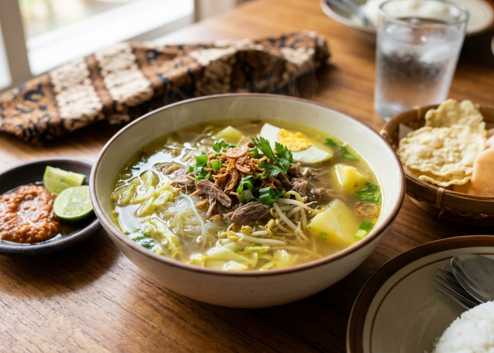 Cara Buat Soto Ayam Kuah Bening: Seger, Gurih, dan Bumbunya Nampol*