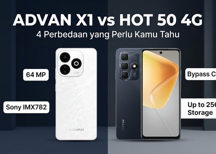 Sama-sama HP Murah tapi Mana yang Lebih Worth It? Cek Perbandingan ADVAN X1 vs Infinix HOT 50 4G