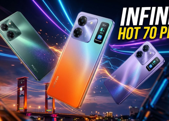 Infinix Hot 70 Pro: Bisa Berubah Warna Sesuai Suhu dan Ada Layar Mini Unik di Kamera