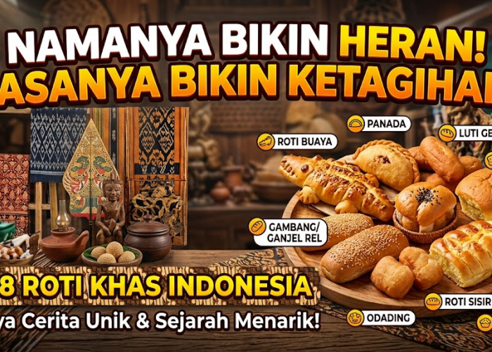 Namanya Bikin Heran, Rasanya Bikin Ketagihan! Ini 8 Roti Khas Indonesia yang Punya Cerita Unik
