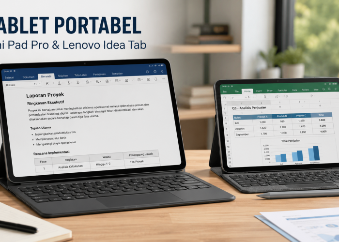 Nggak Perlu Bawa Laptop Berat! Ini 2 Rekomendasi Tablet Murah Rp4 Jutaan yang Nyaman Buat Mengetik Dokumen