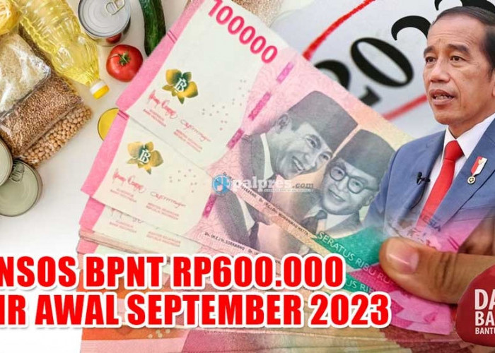 CATAT! Bansos BPNT Rp600.000 Cair Awal September 2023, Lewat Pos dan Himbara 