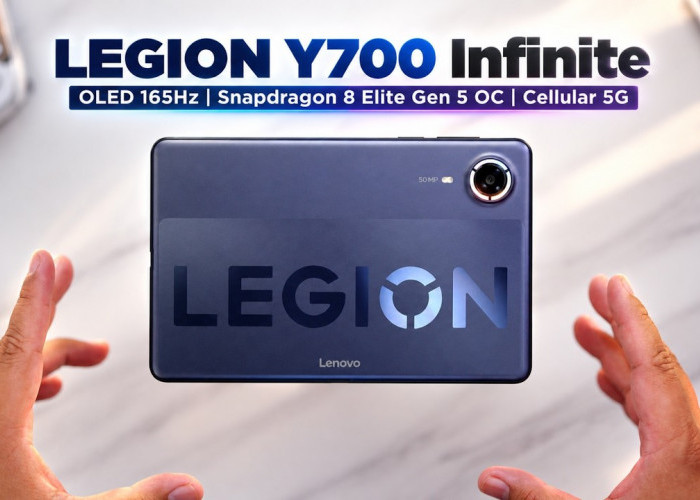Bukan Tablet Biasa! Legion Y700 Infinite: Layar OLED 165Hz & Snapdragon 8 Elite