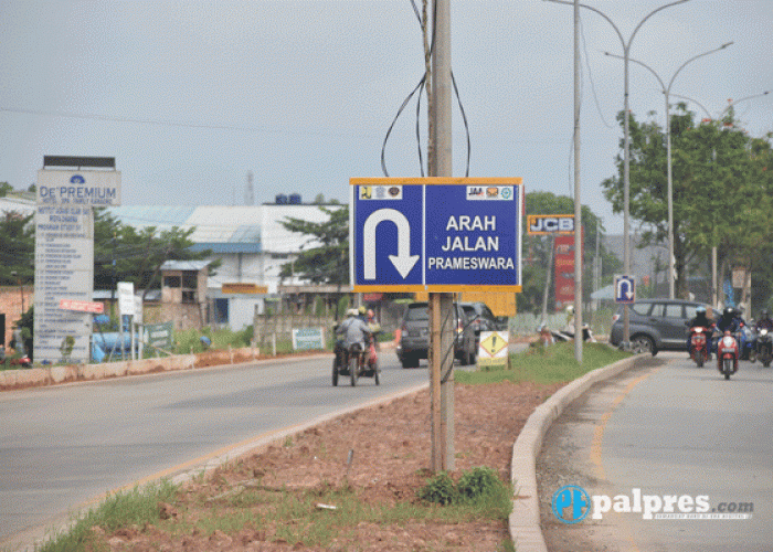 Pengendara Jalan Alamsyah Ratu Prawiranegara dan Macan Lindungan yang akan mengarah ke Jalan Parameswara, dialihkan putar balik di U-turn Jalan Soekarno-Hatta atau maju sampai dekat Sekolah Harapan Baru,lalu muter belok kanan.
