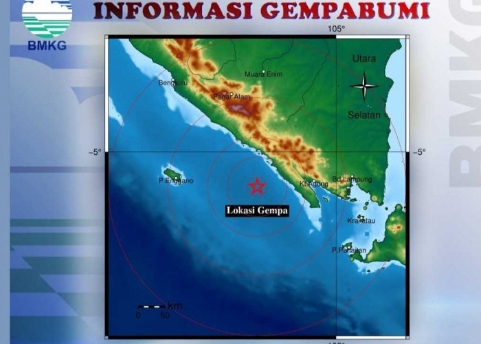 Gempa 3.9 Magnitudo Pagi Ini Guncang Pesisir Barat Lampung, Cek Info Terkini Balai Besar MKG Wilayah 2