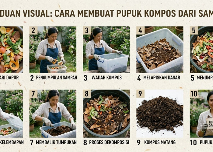 Panduan Lengkap Bikin Pupuk Kompos Organik Sendiri yang Mudah dan Bebas Bau untuk Pemula