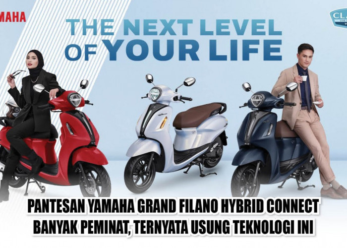 Pantesan Yamaha Grand Filano Hybrid Connect Banyak Peminat, Ternyata Usung Teknologi Ini