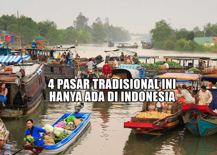 4 Pasar Tradisional yang Unik, Hanya Ada di Indonesia, Wajib Bayar Pakai Koin dan Barter!