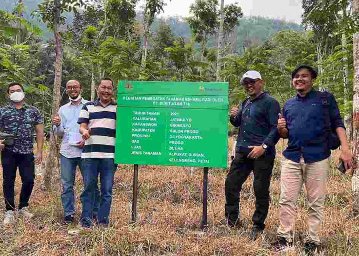 PT Bukit Asam Tbk Rehabilitasi DAS di Bukit Menoreh, Wujud Bentuk Dukungan Pariwisata Borobudur 